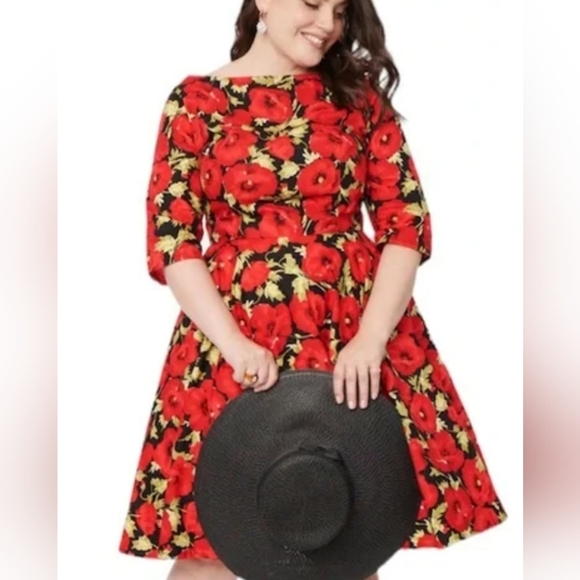 Magnolia Place Red Swing Dress - Picture 5 of 5